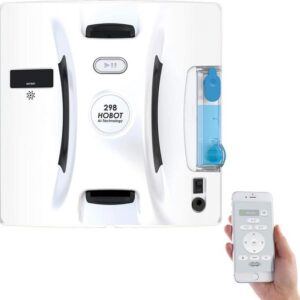 HOBOT 298 Fensterputzroboter Ultraschall-Spr&uuml;hsystem KI-Navigation